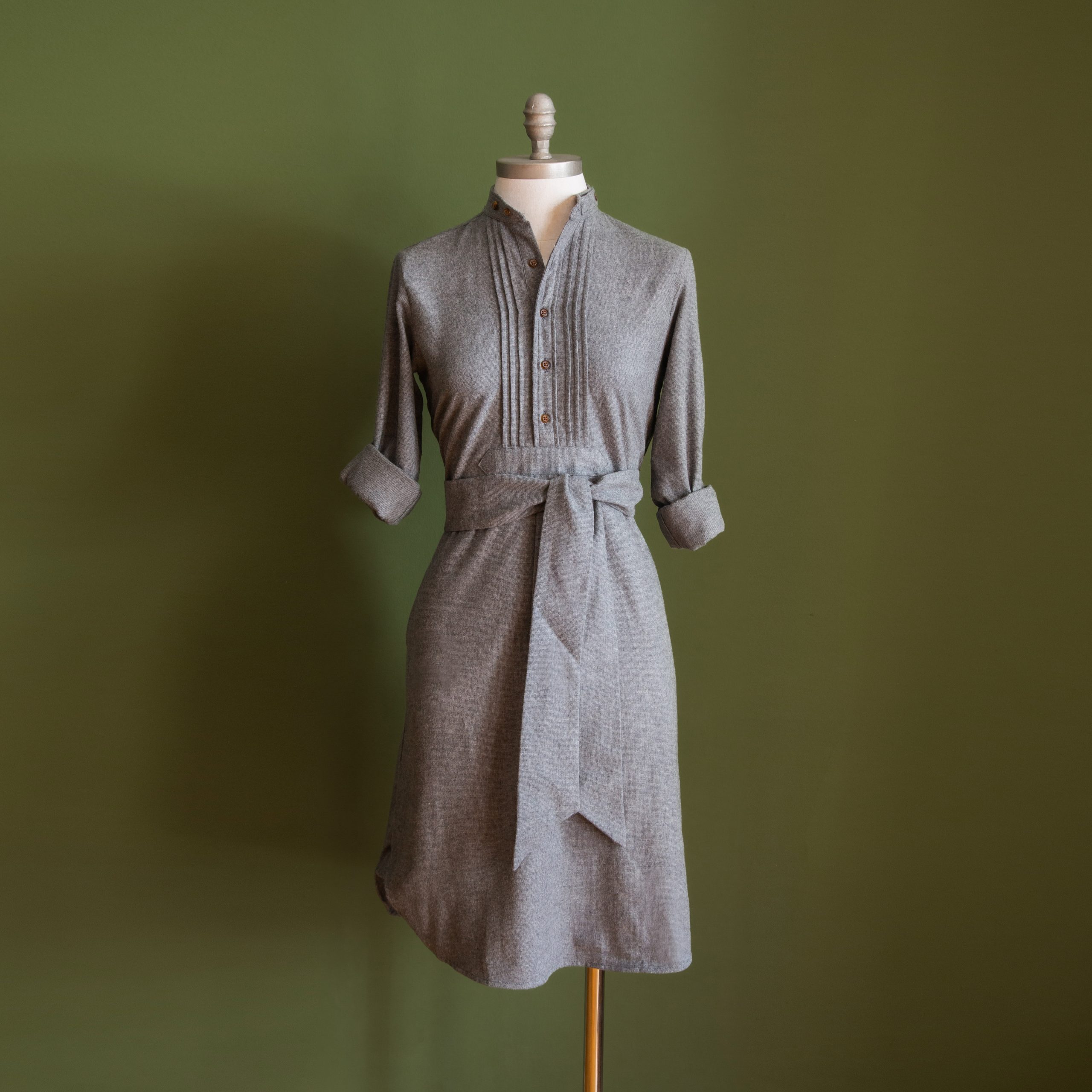 Blusenkleid Flanell Kleid