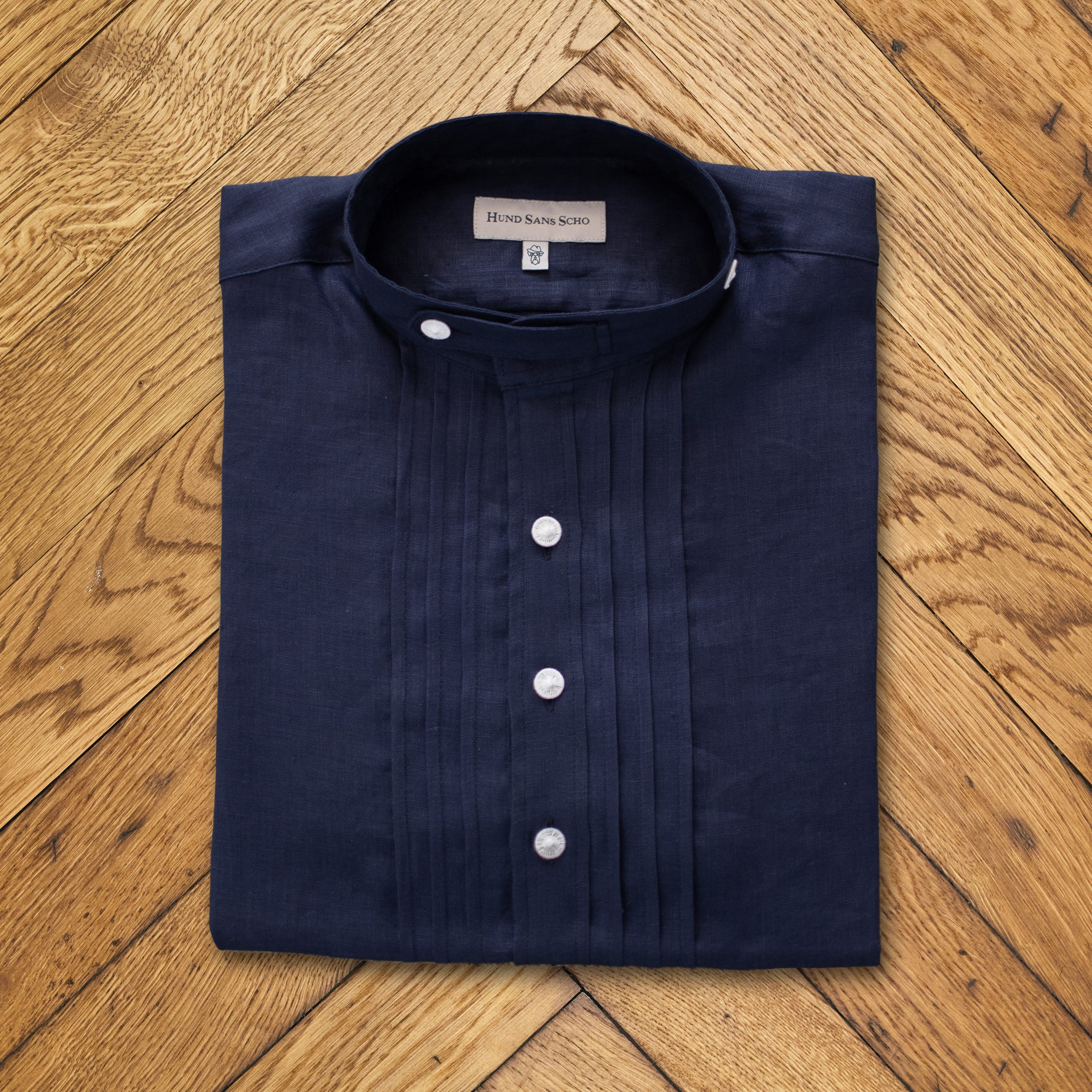 Leinen Bluse dunkelblau Leinen Bluse dunkelblau