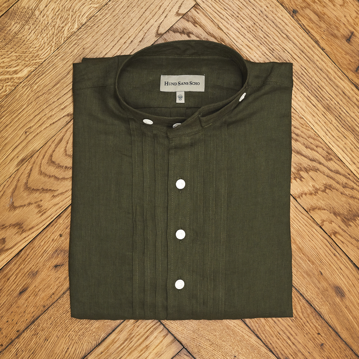 Bluse Leinen dunkelgrün Bluse Leinen dunkelgrün