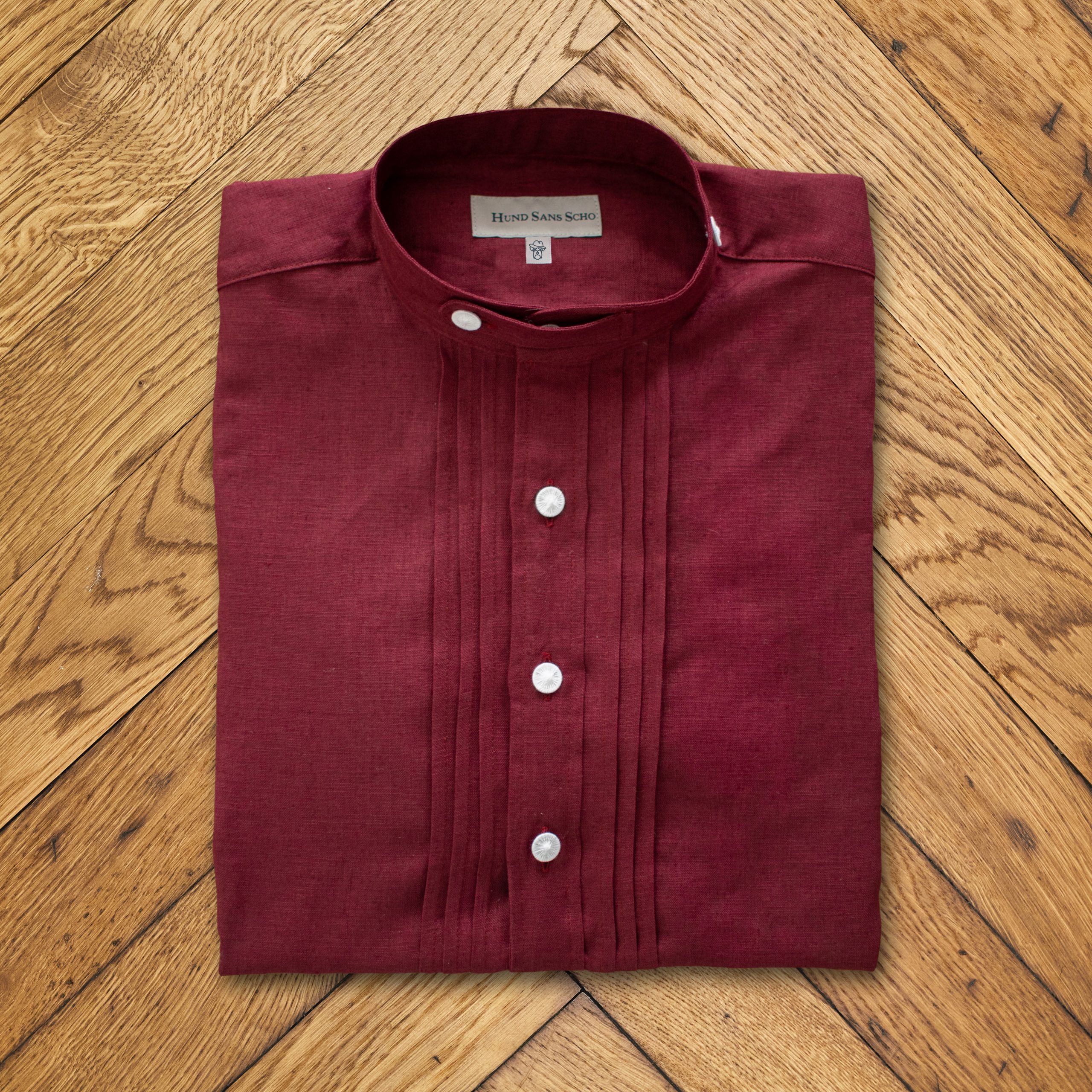 Bluse Leinen dunkelrot Bluse Leinen dunkelrot