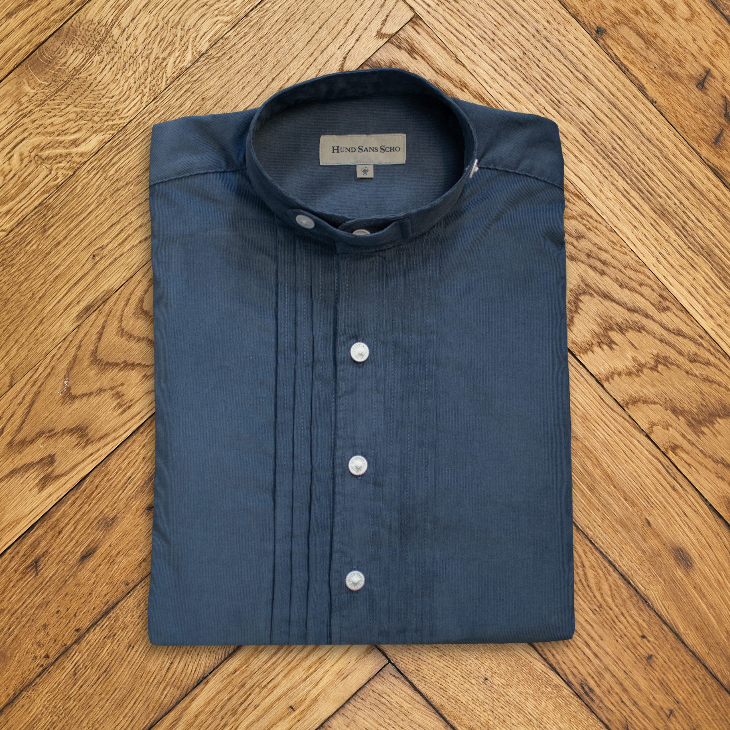 Bluse Cord taubenblau