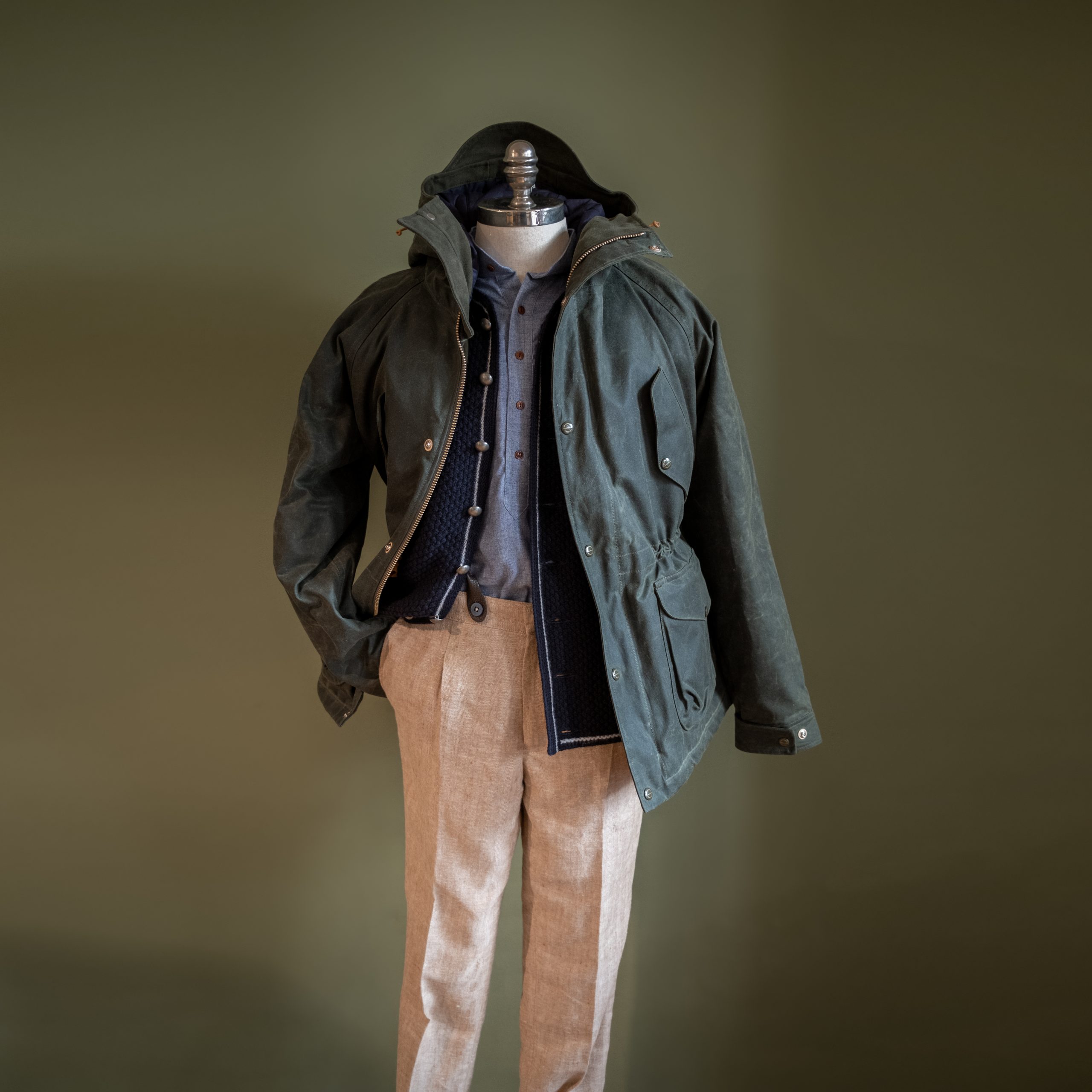 Parka dunkelgrün Ceccarelli