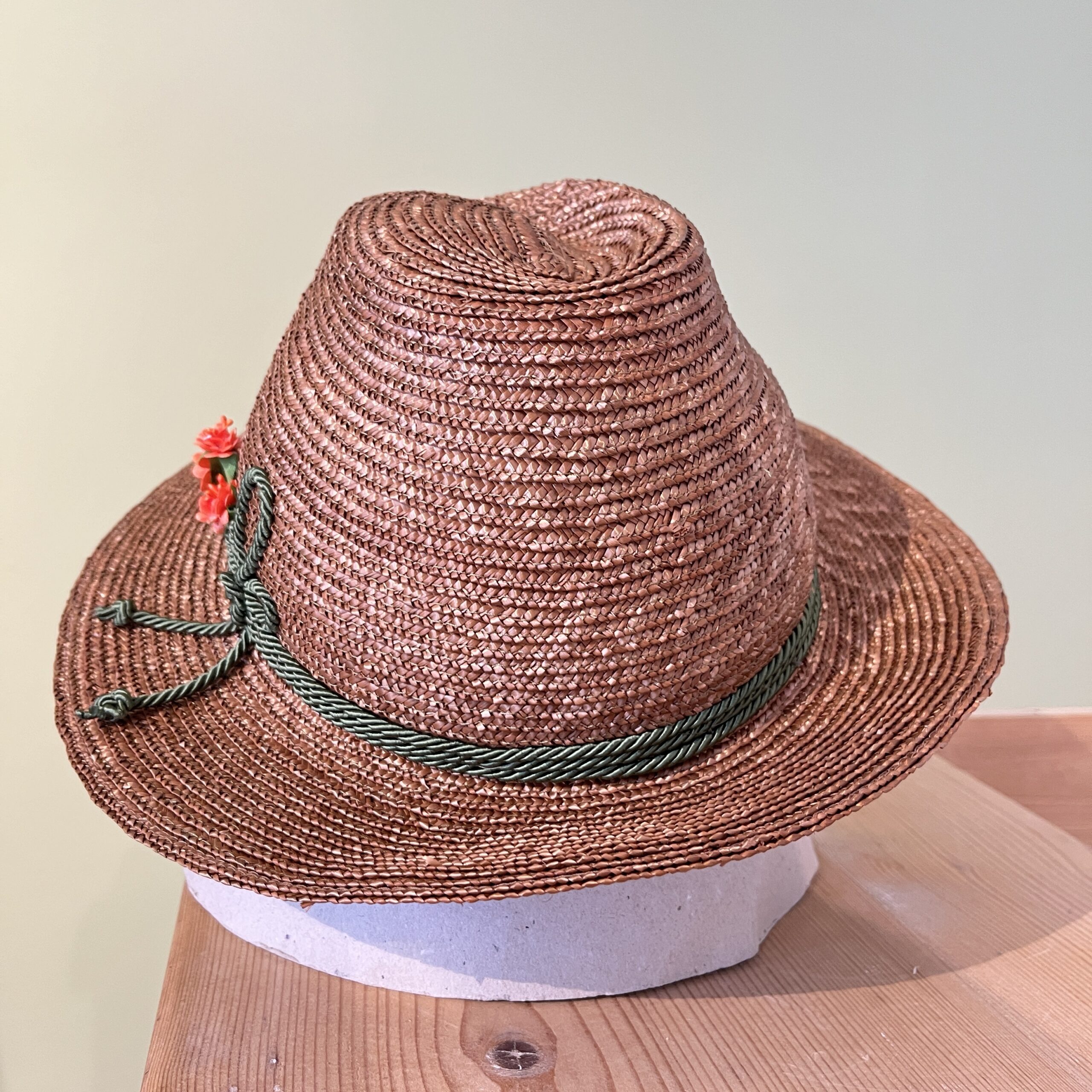 StrohhutTrachtenhutHonig4