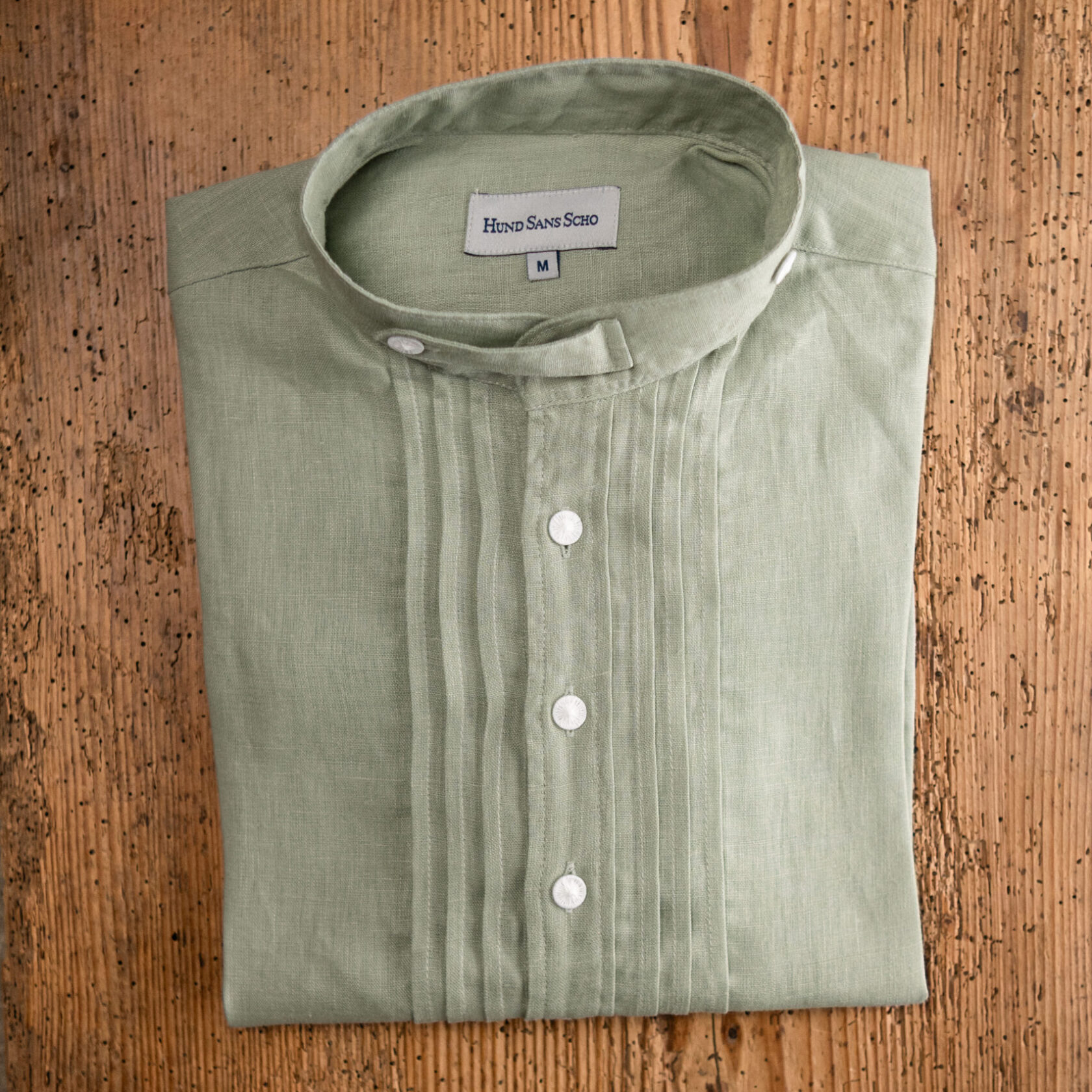 Bluse Leinen lindgrün