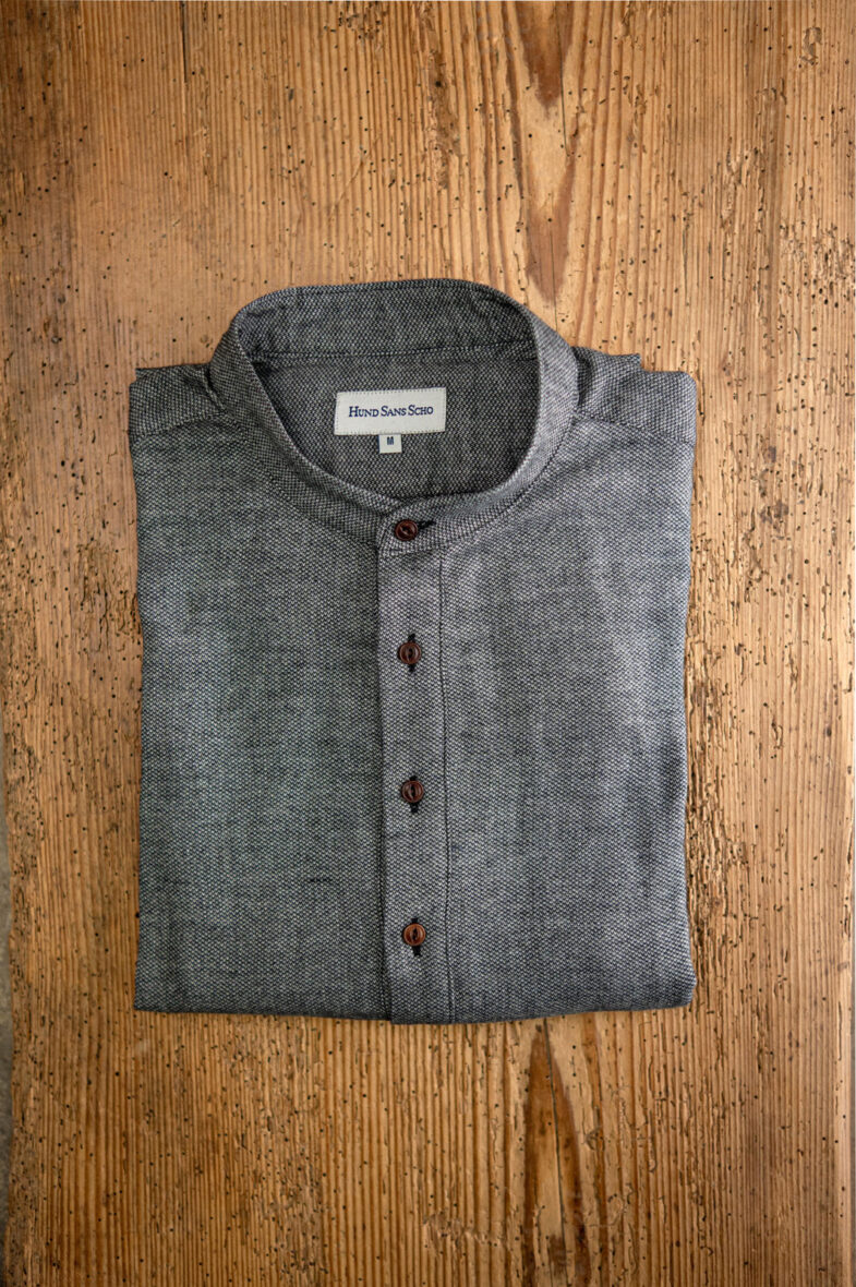 Hemd-Grau-Baumwolle Hemd Grau Baumwolle