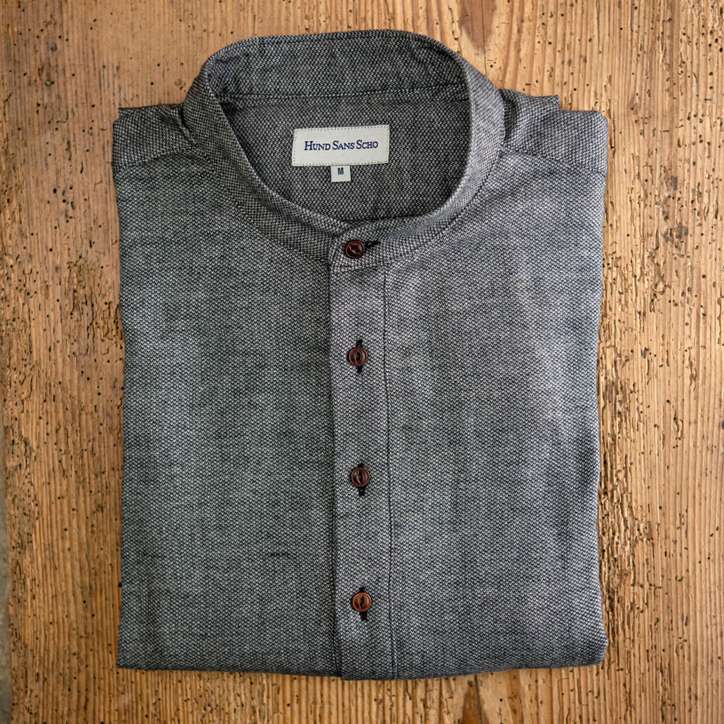 Hemd-Grau-Baumwolle Hemd Grau Baumwolle