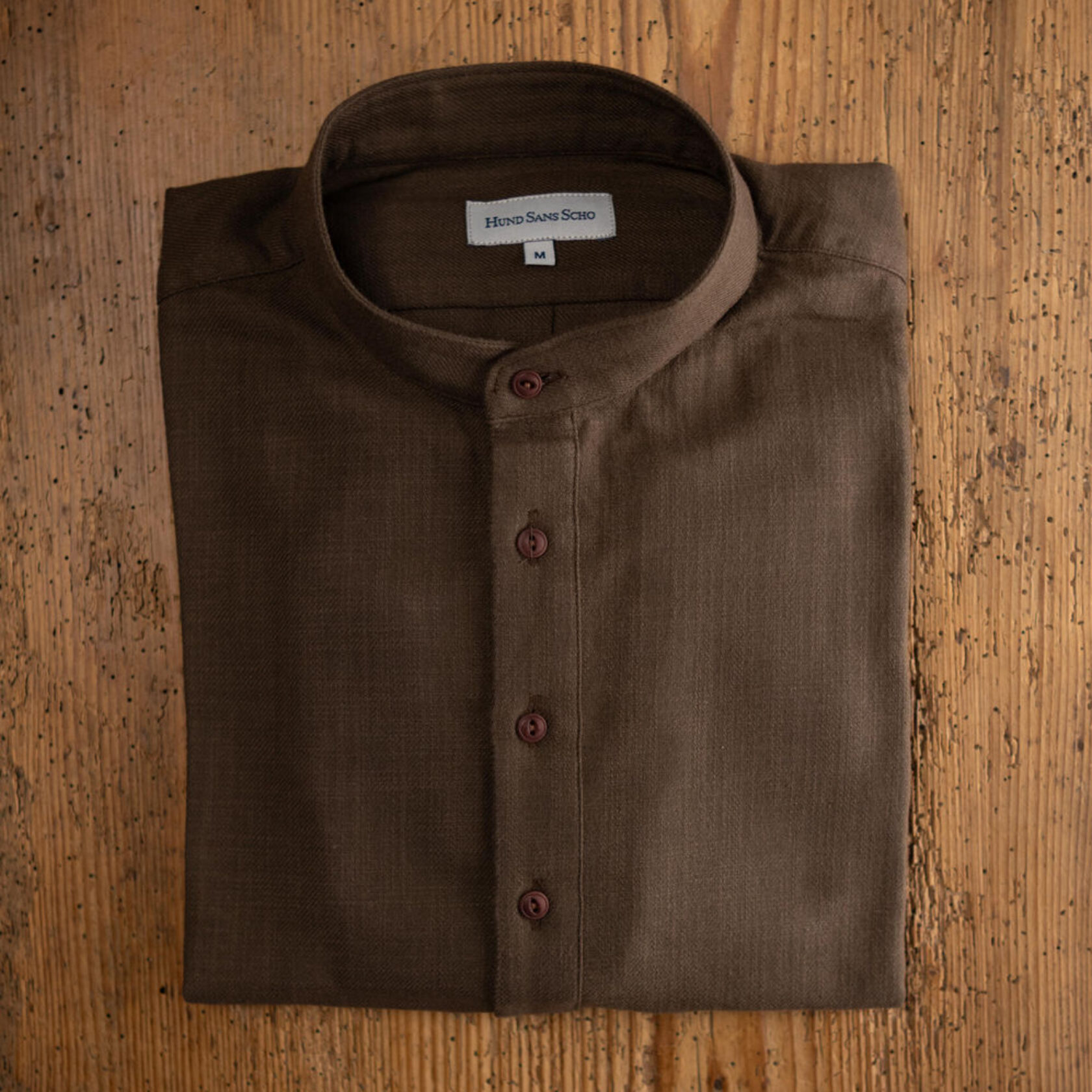 Hemd dunkelbraun
