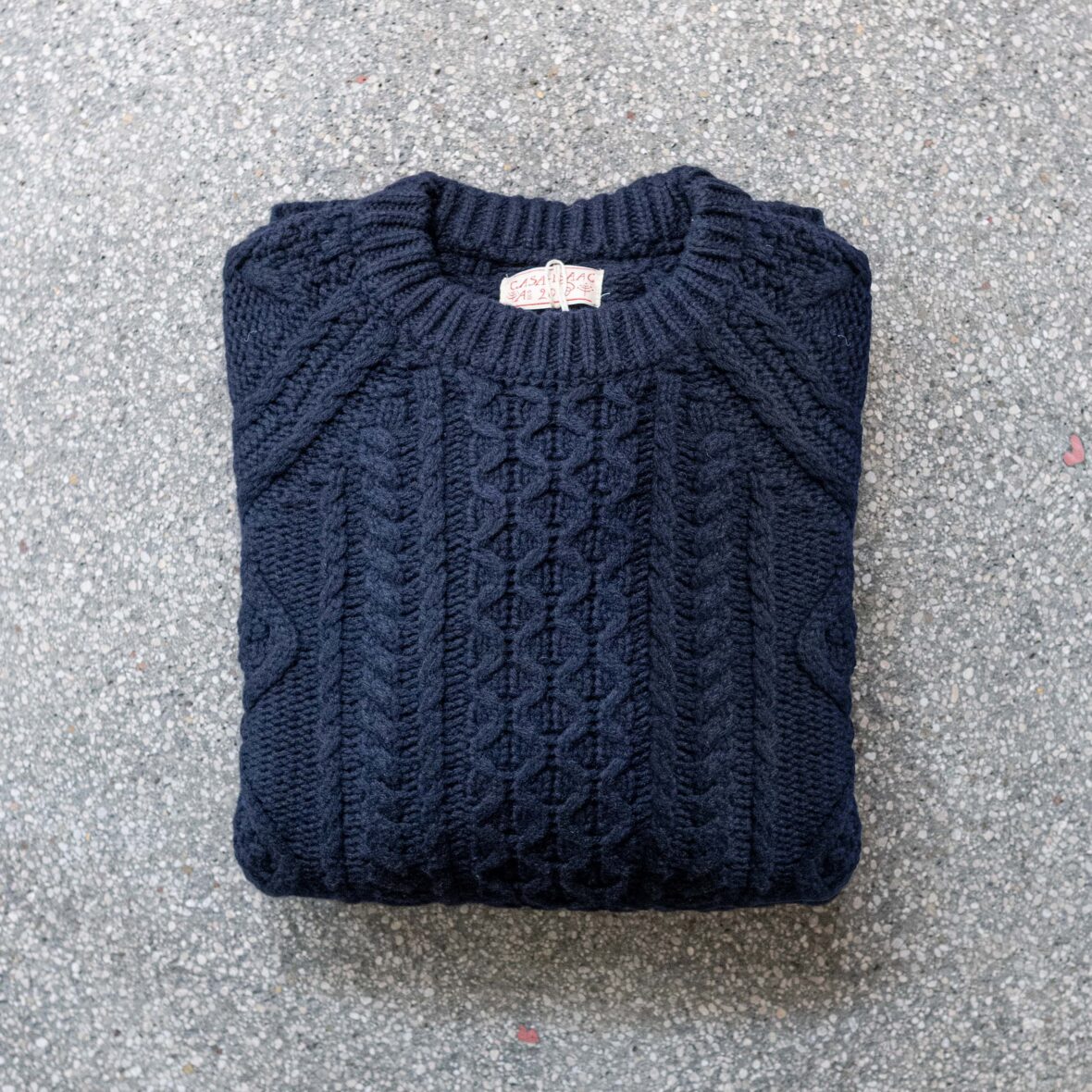 Pullover Zopfmuster dunkelblau Pullover Zopfmuster dunkelblau