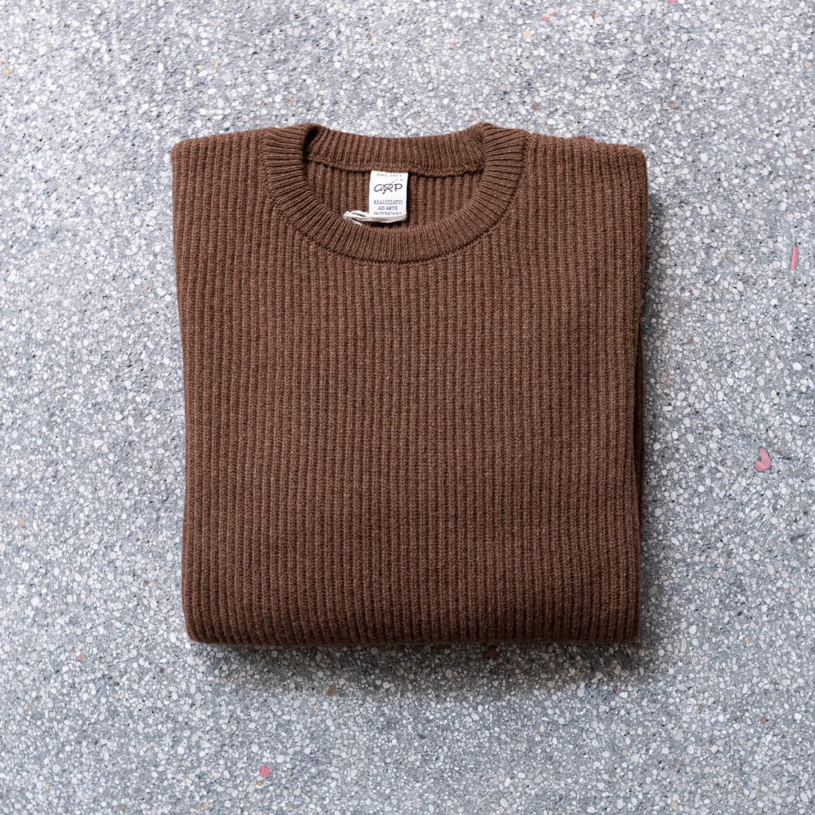 Pullover Strick Karamell