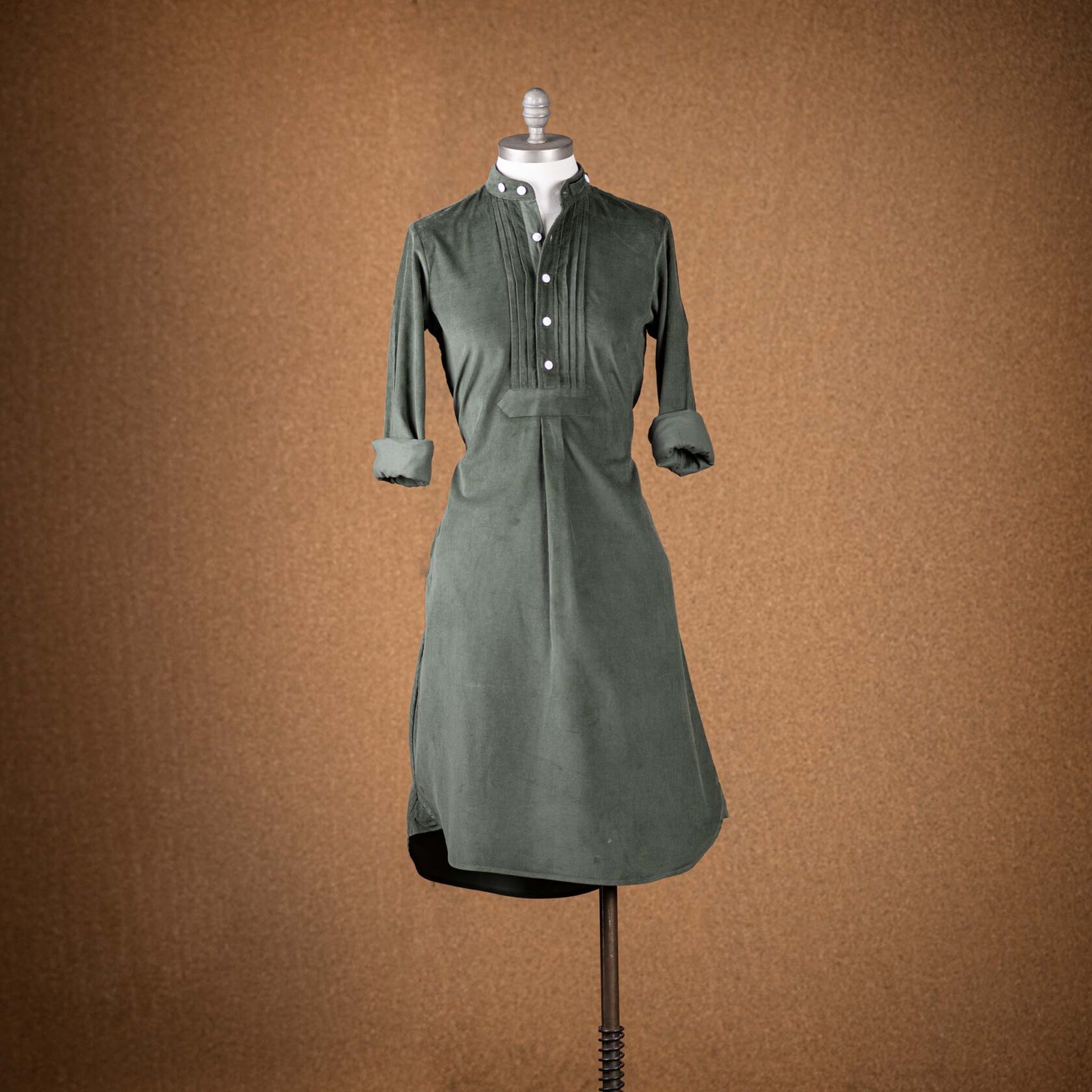 hund sans scho kleid cord gruen 1